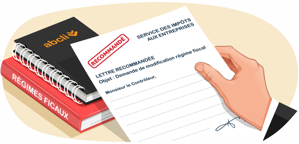 Illustration sur le changement de régime d'imposition par SEARCH-Factory