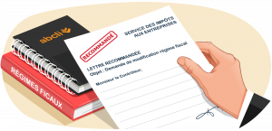 Illustration sur le changement de régime d'imposition par SEARCH-Factory