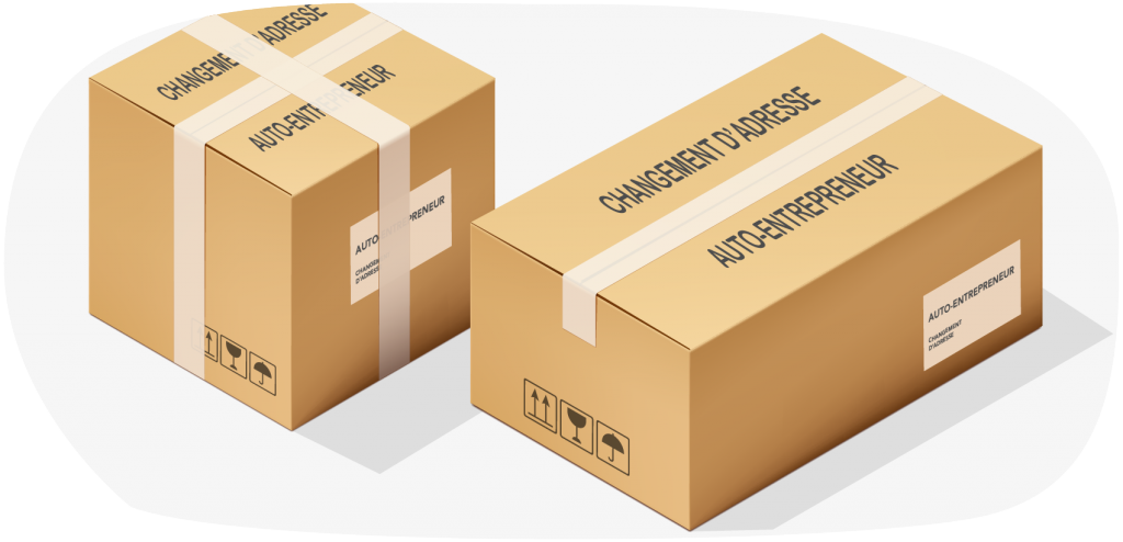 image représentant un changement d'adresse auto entrepreneur