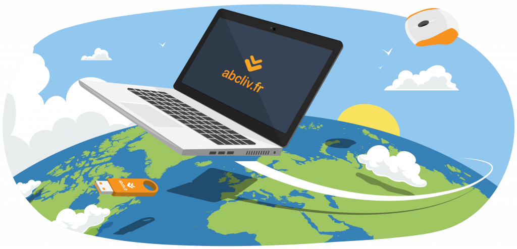 illustration de l'article comment devenir digital nomad réalisée par abc liv