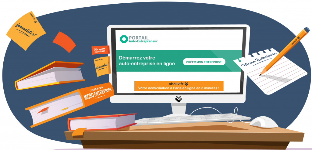 Illustration de l'article démarche et formalité pour créer sa micro-entreprise réalisée par ABC Liv