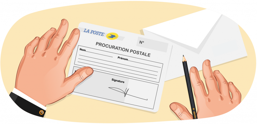 procuration postale entreprise