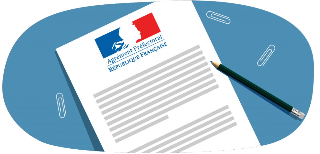 Agrement prefectoral domiciliation