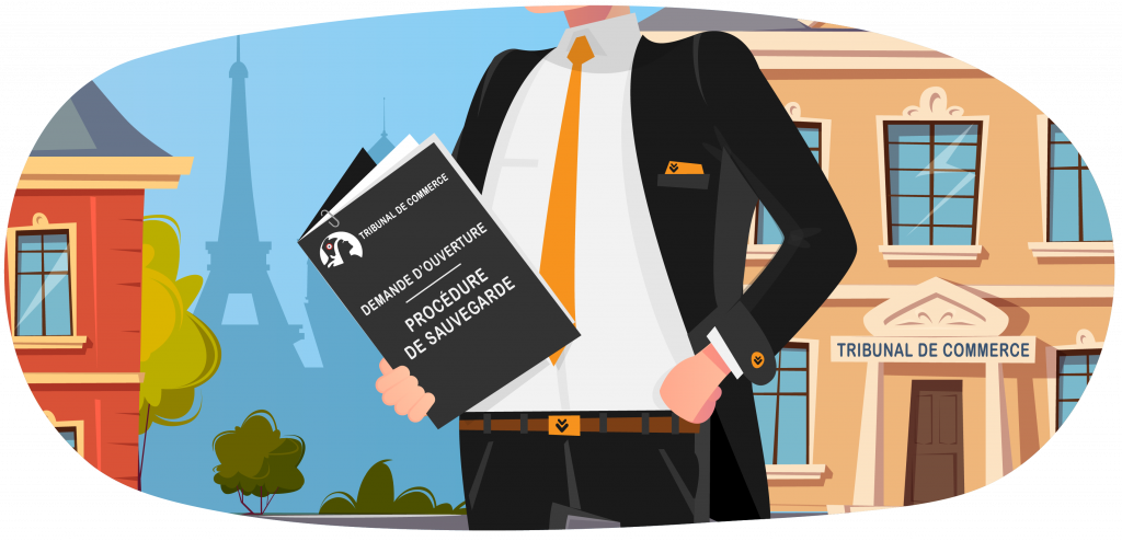 Illustration procédure de sauvegarde des entreprises ABC Liv