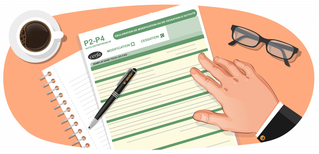 Illustration cessation micro entreprise