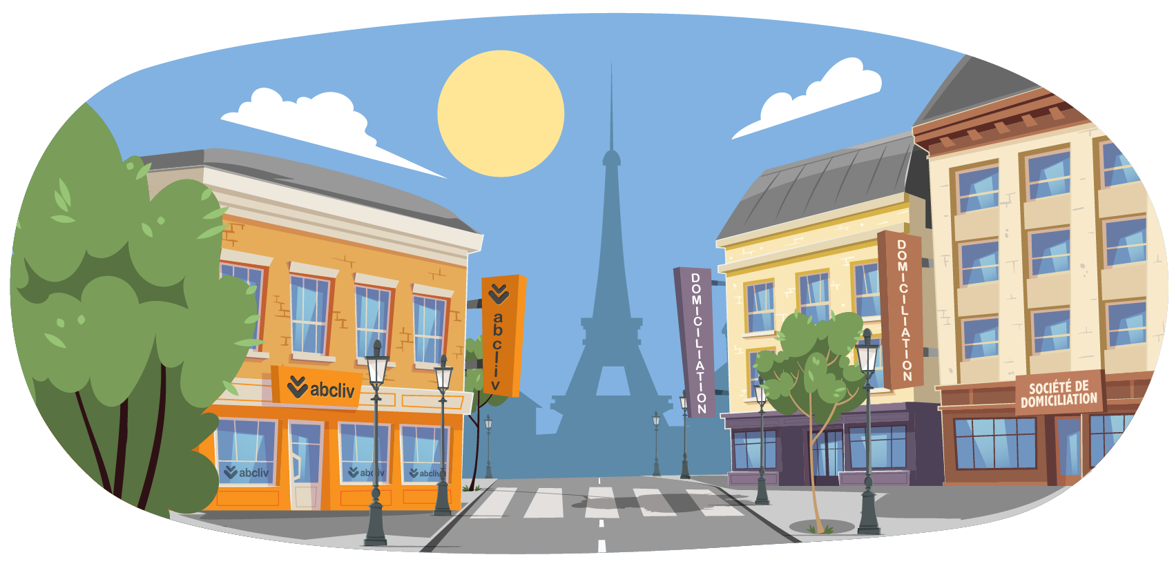 entreprise domiciliée