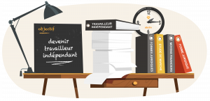 Illustration travailleur indépendant